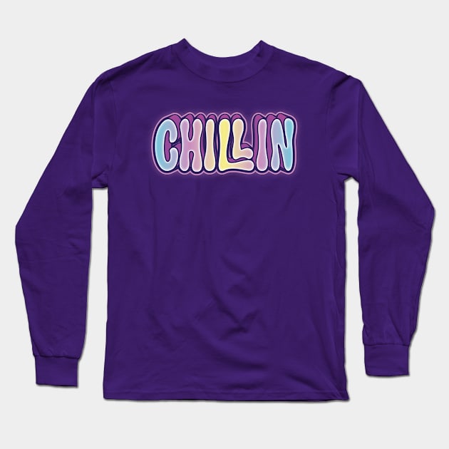 Chillin Long Sleeve T-Shirt by Rayrock76